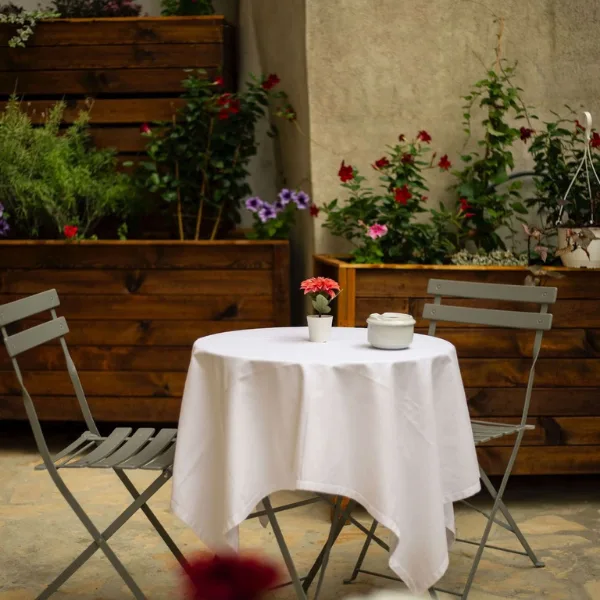 nappe ronde restaurant professionnel