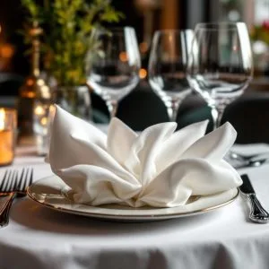 serviette de table en coton