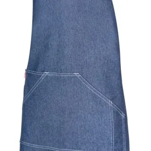 TABLIER DENIM À BAVETTE