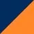 BLEU NAVY/ORANGE FLUO