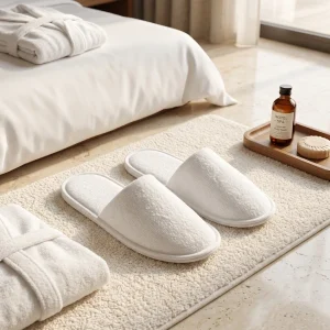 chaussons de bain hôtels et spa